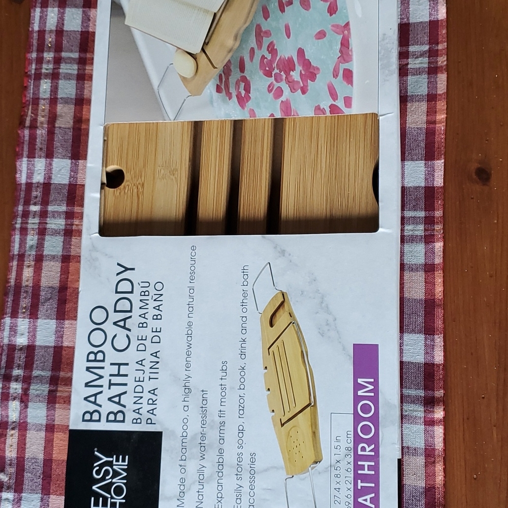 Bamboo Bath Caddy